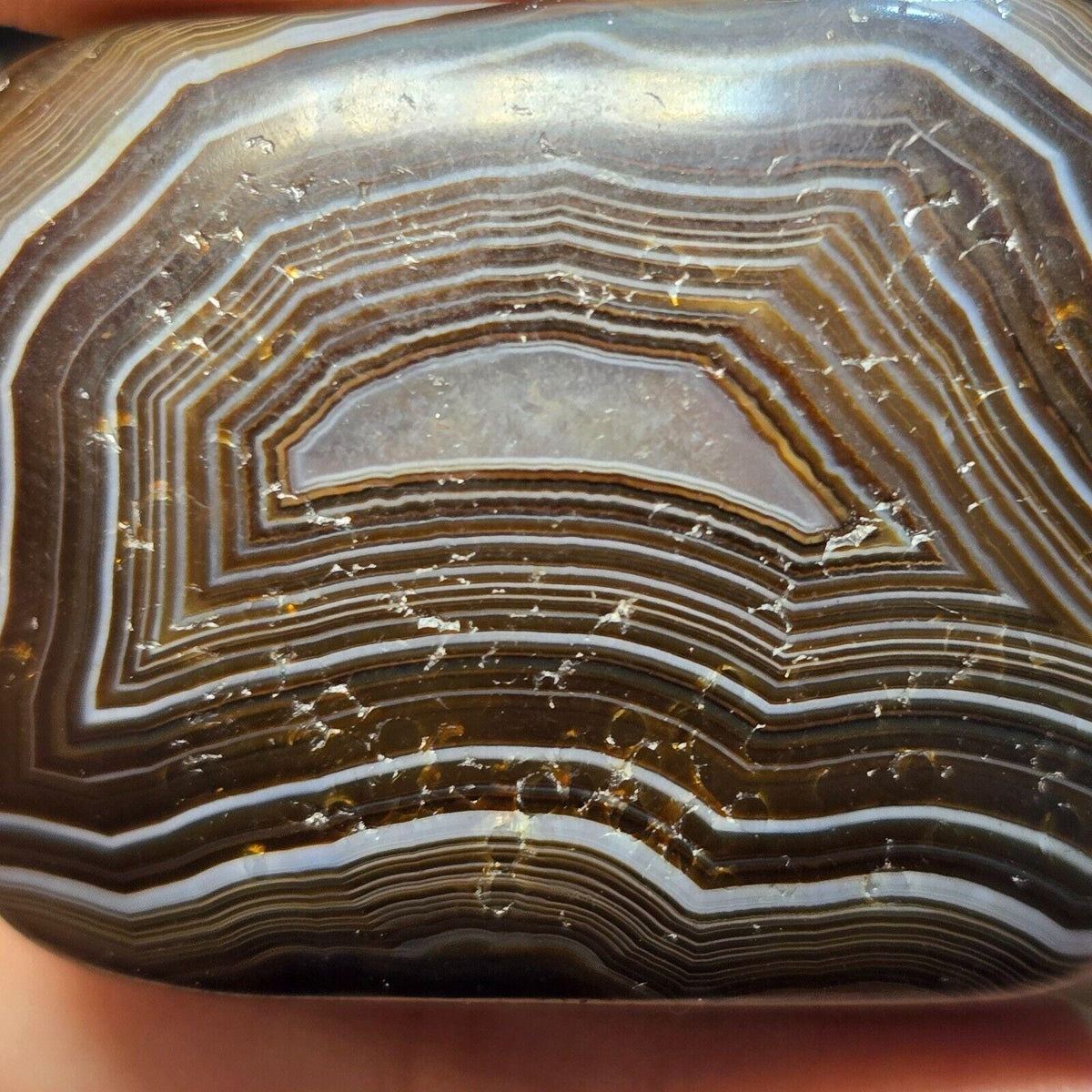 Antique rare tibetan himalayan crystal eye agate bead pendant