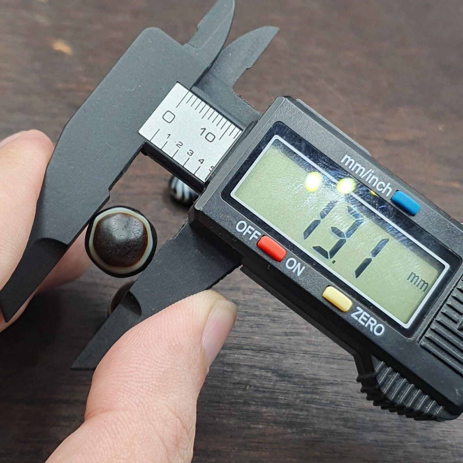 Antique tibetan banded agate bead natural patterns agate amulet lot 4 pcs