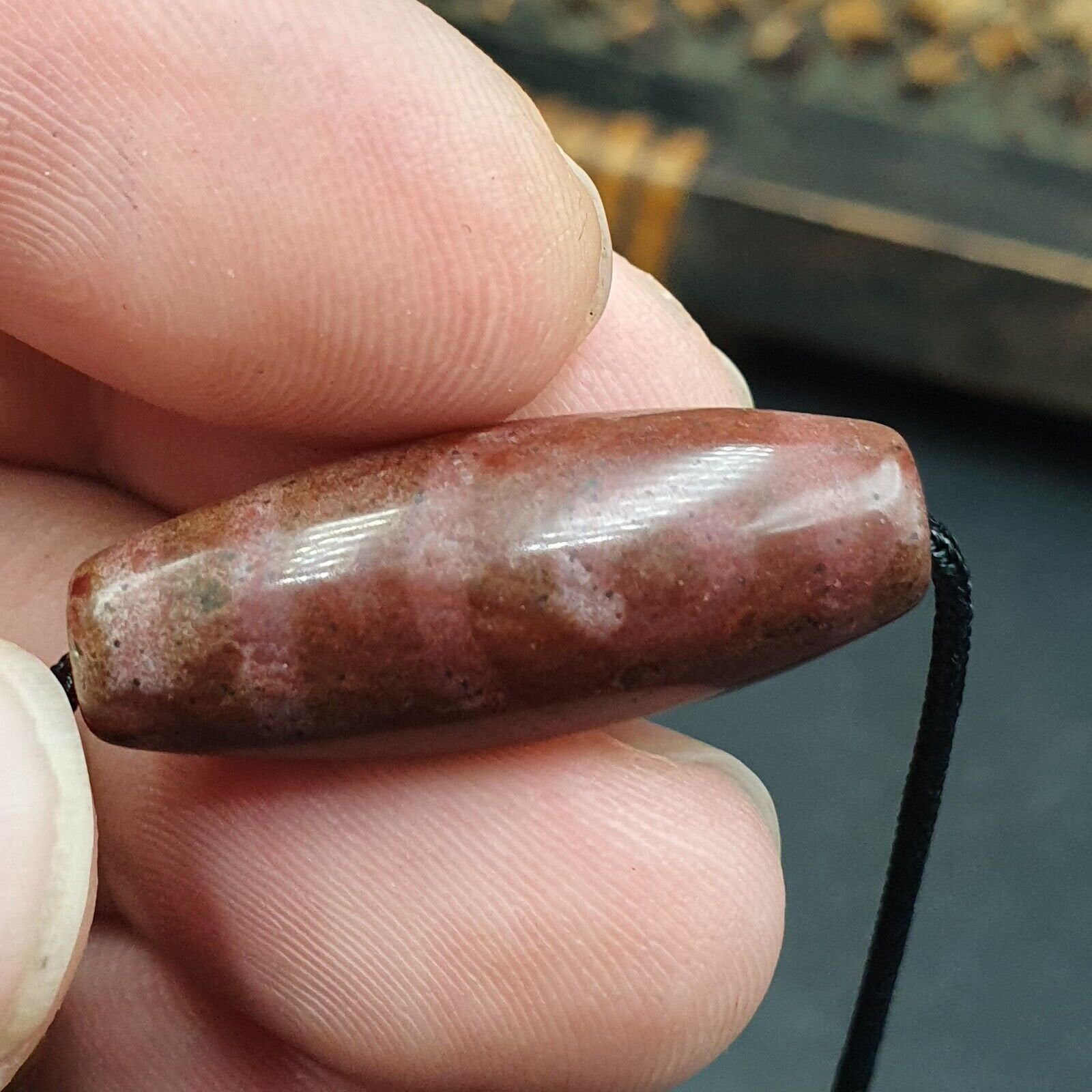 Power beads lot indo tibetan himalayan flower 5 eyes agate bead amulet dzi