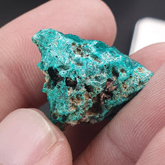 Green Dioptase Crystal Specimen: Congo Mineral Display (50 Carats)