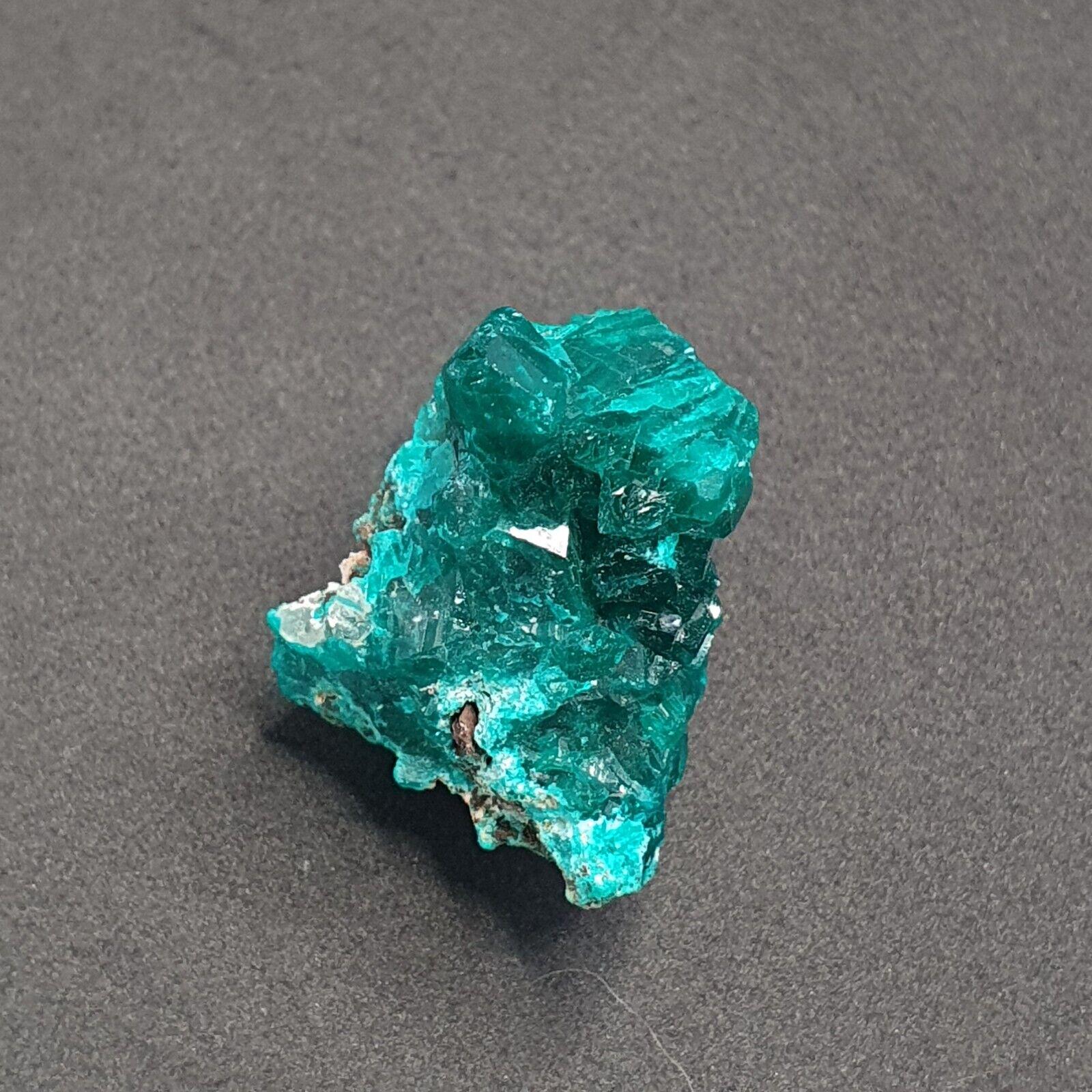 Green Dioptase Crystal Specimen: Congo Mineral Display (50 Carats)