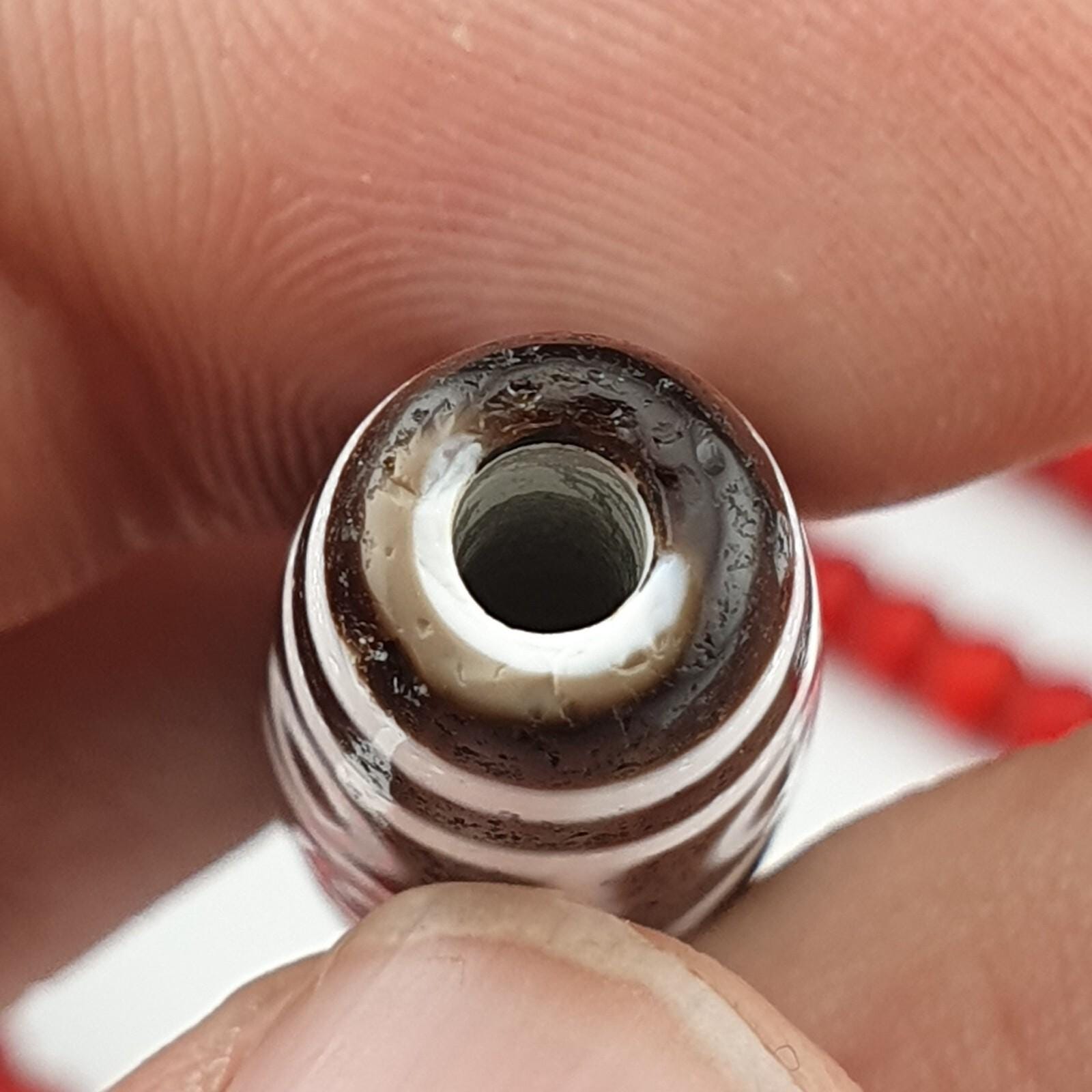 16 eyes unique pattern himalayan tibetan agate dzi bead amulet lucky bead