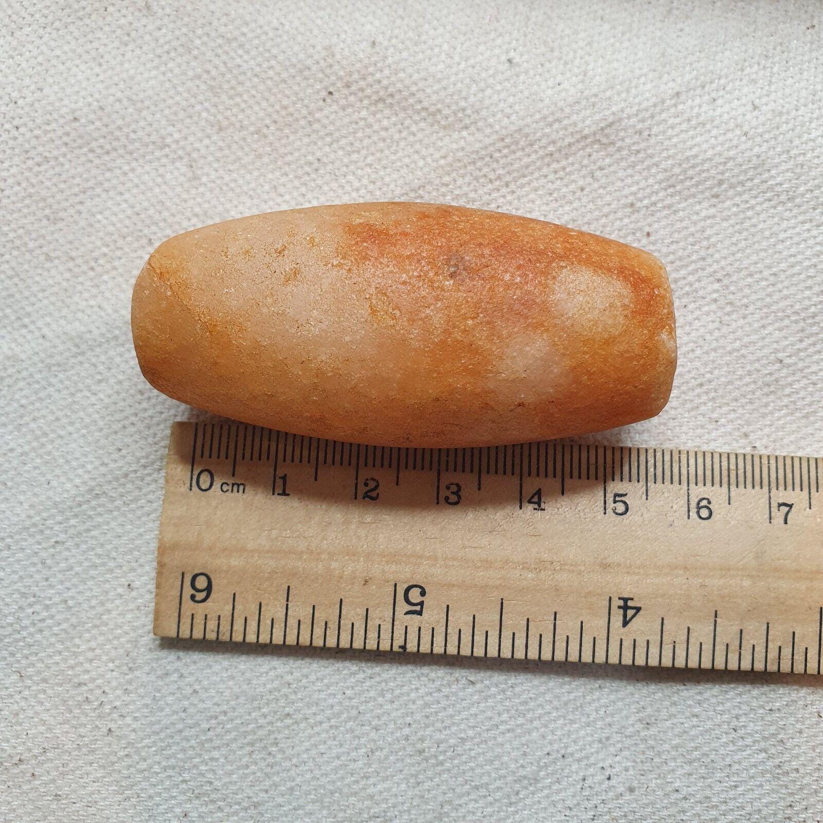 Ancient African Crystal Tube Bead: Mali Collectible, Pre-1400