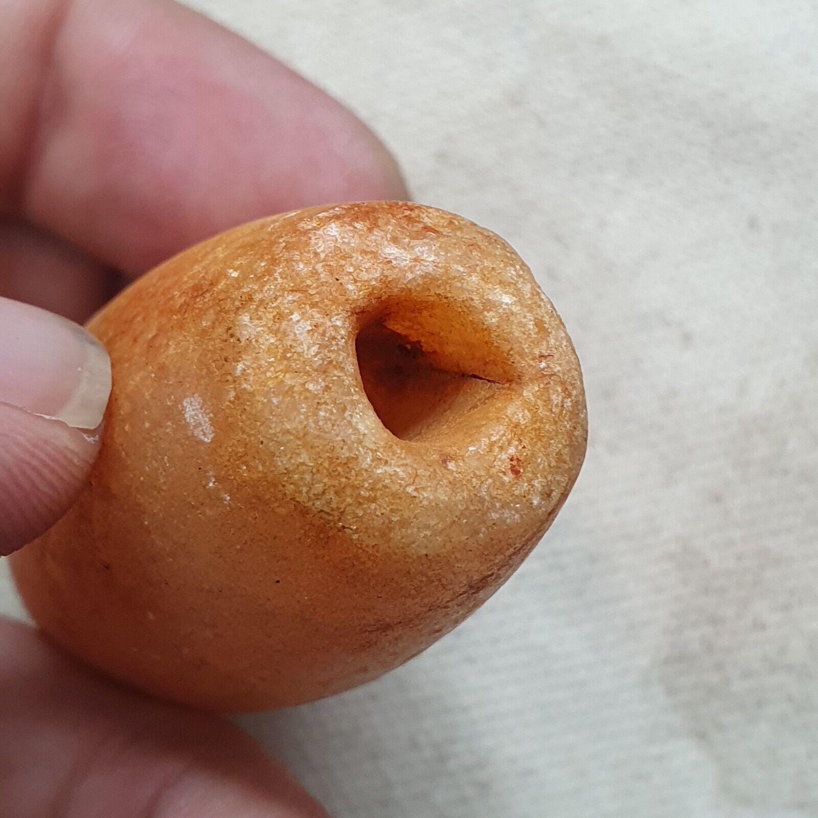 Ancient African Crystal Tube Bead: Mali Collectible, Pre-1400