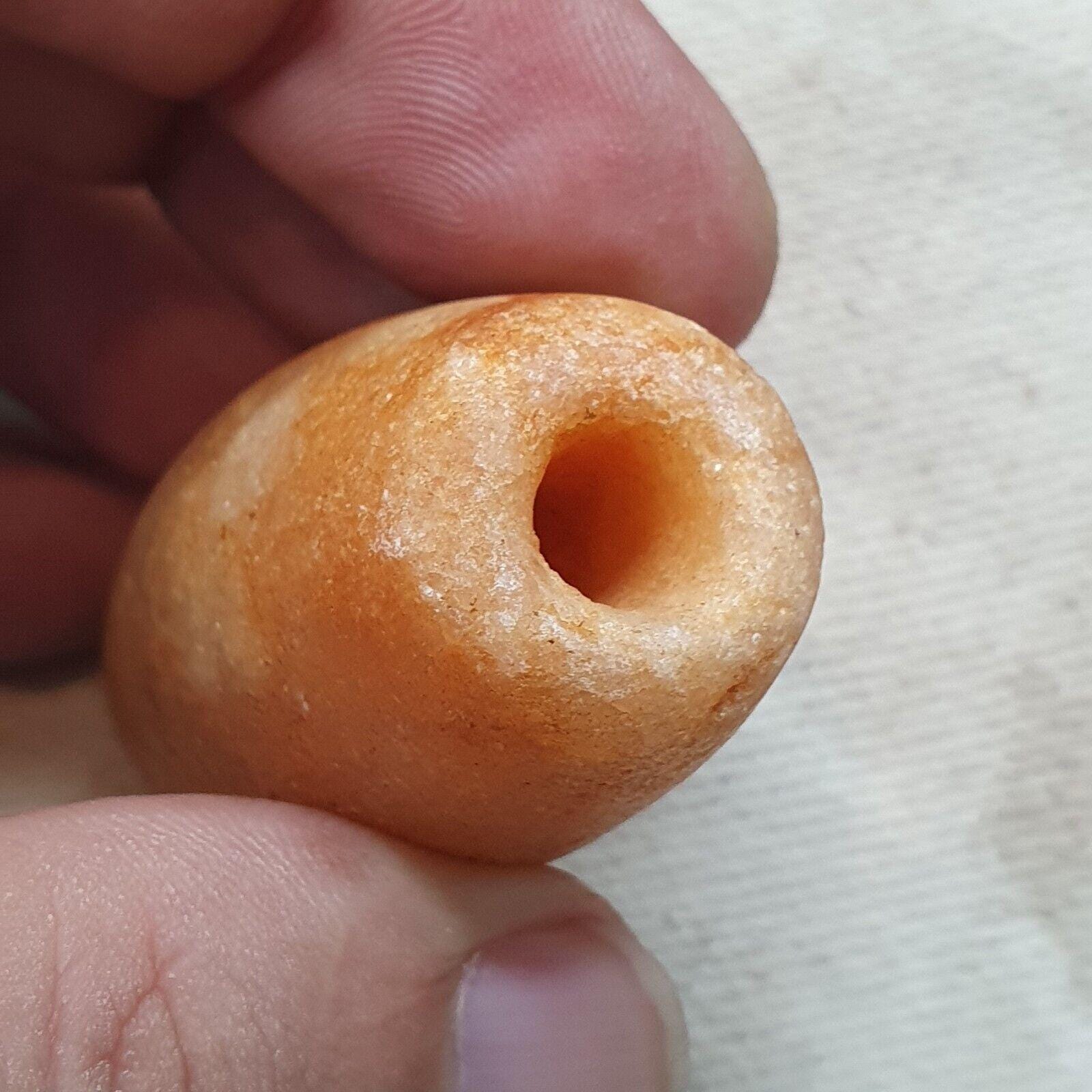 Ancient African Crystal Tube Bead: Mali Collectible, Pre-1400