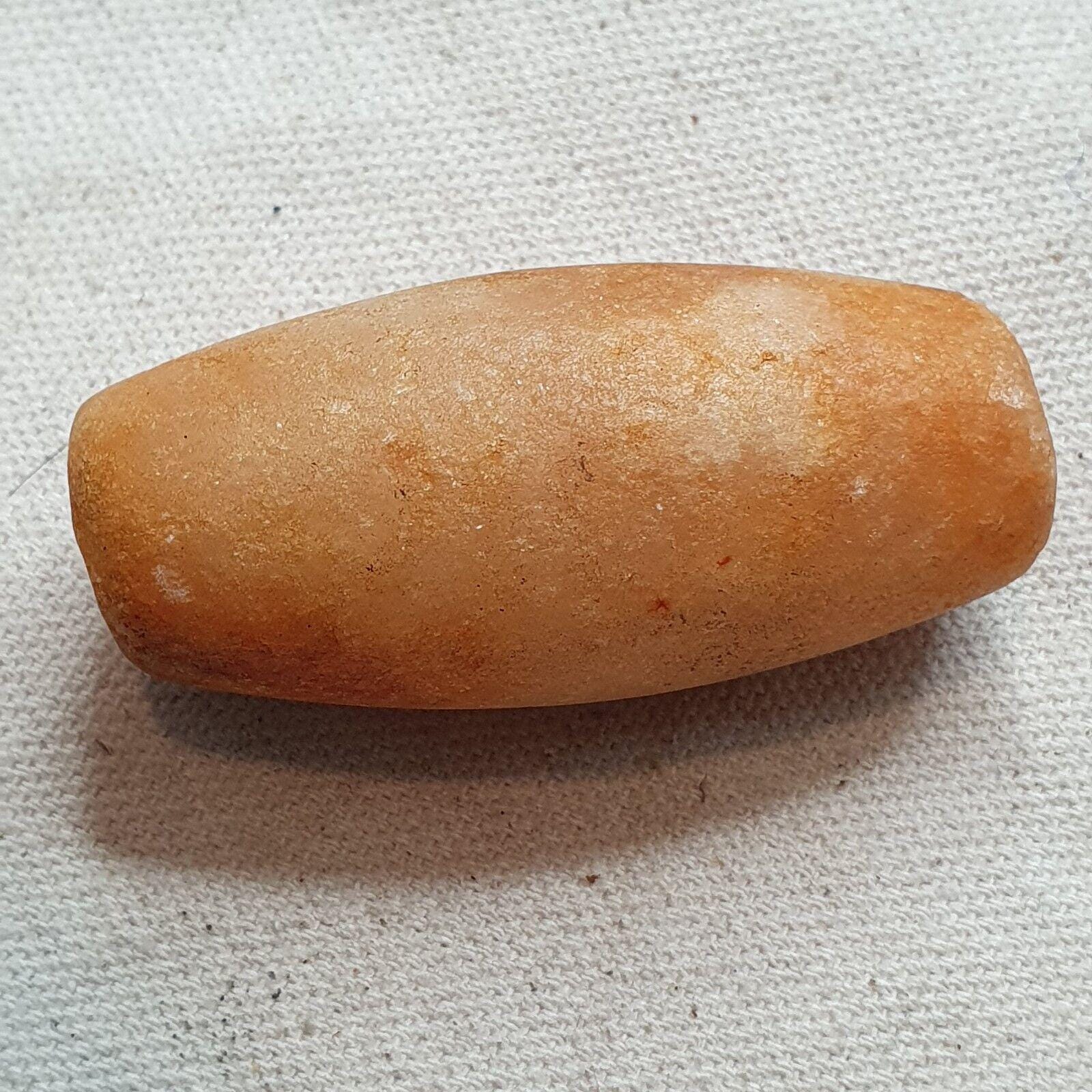 Ancient African Crystal Tube Bead: Mali Collectible, Pre-1400