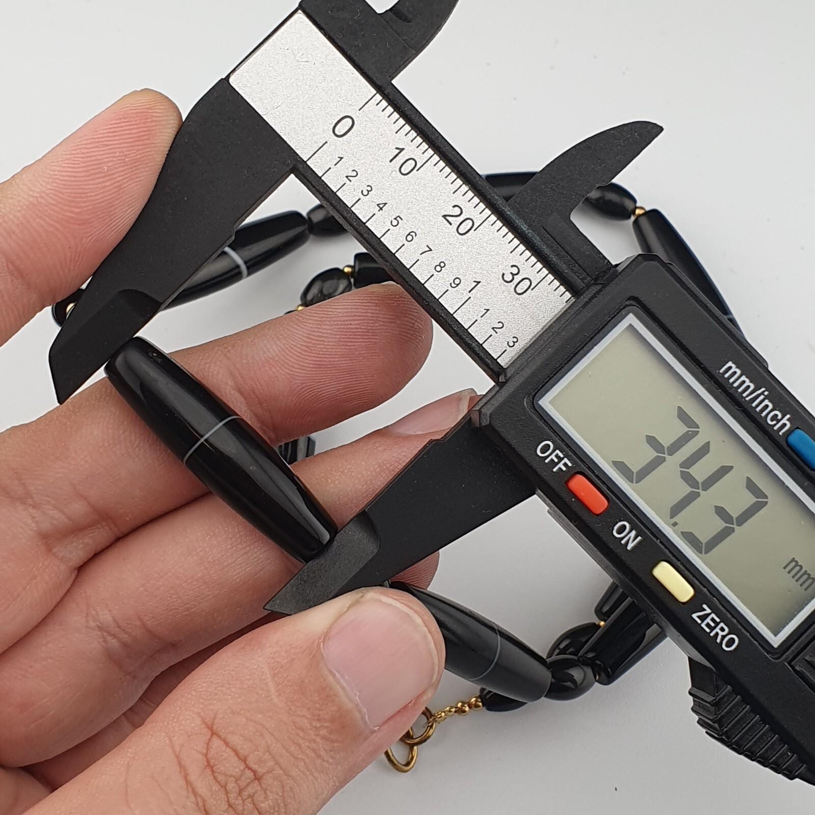 Antique old yemeni agate natural rare pattern banded agate beads 11 pieces