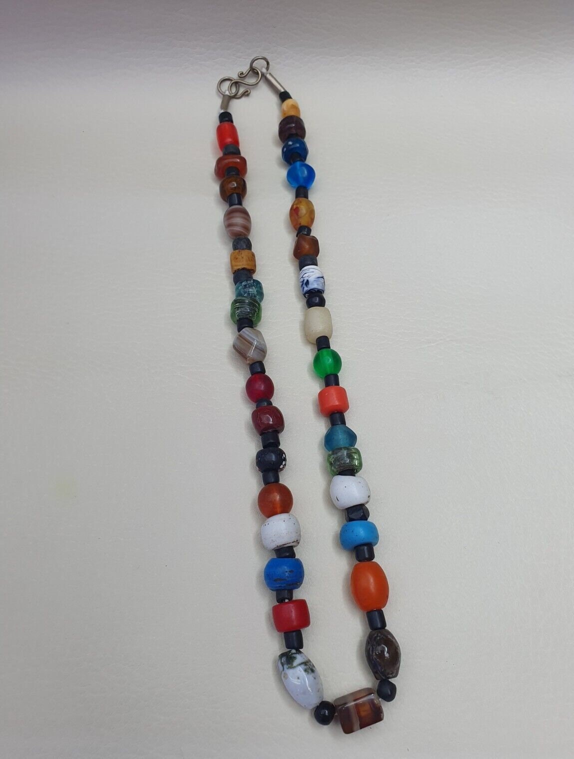 Old beads antique traded stones and glass beads jewelry necklace malaGift