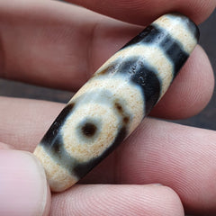 Vintage himalayan tibetan agate dzi bead amulet smooth skin bead otb-12f1