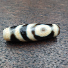 Vintage himalayan tibetan agate dzi bead amulet smooth skin bead otb-12f1