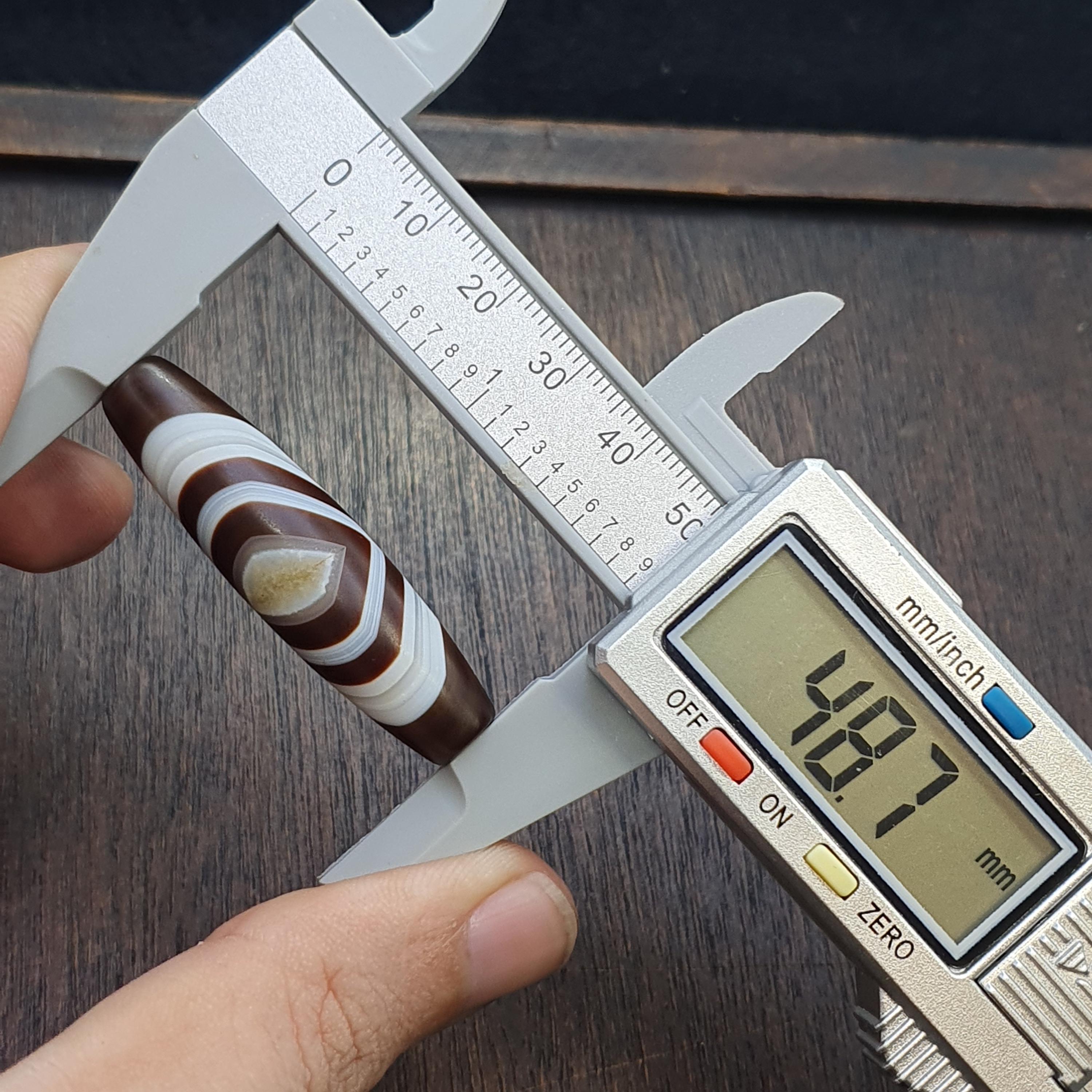 Himalayan tibetan agate suleimani bead natural crystal eye pattern agate