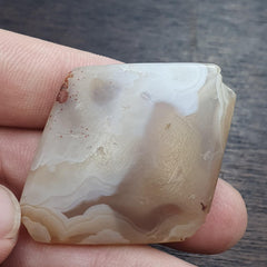 Huge ancient old crystalized agate antique himalayan indo tibetan bead