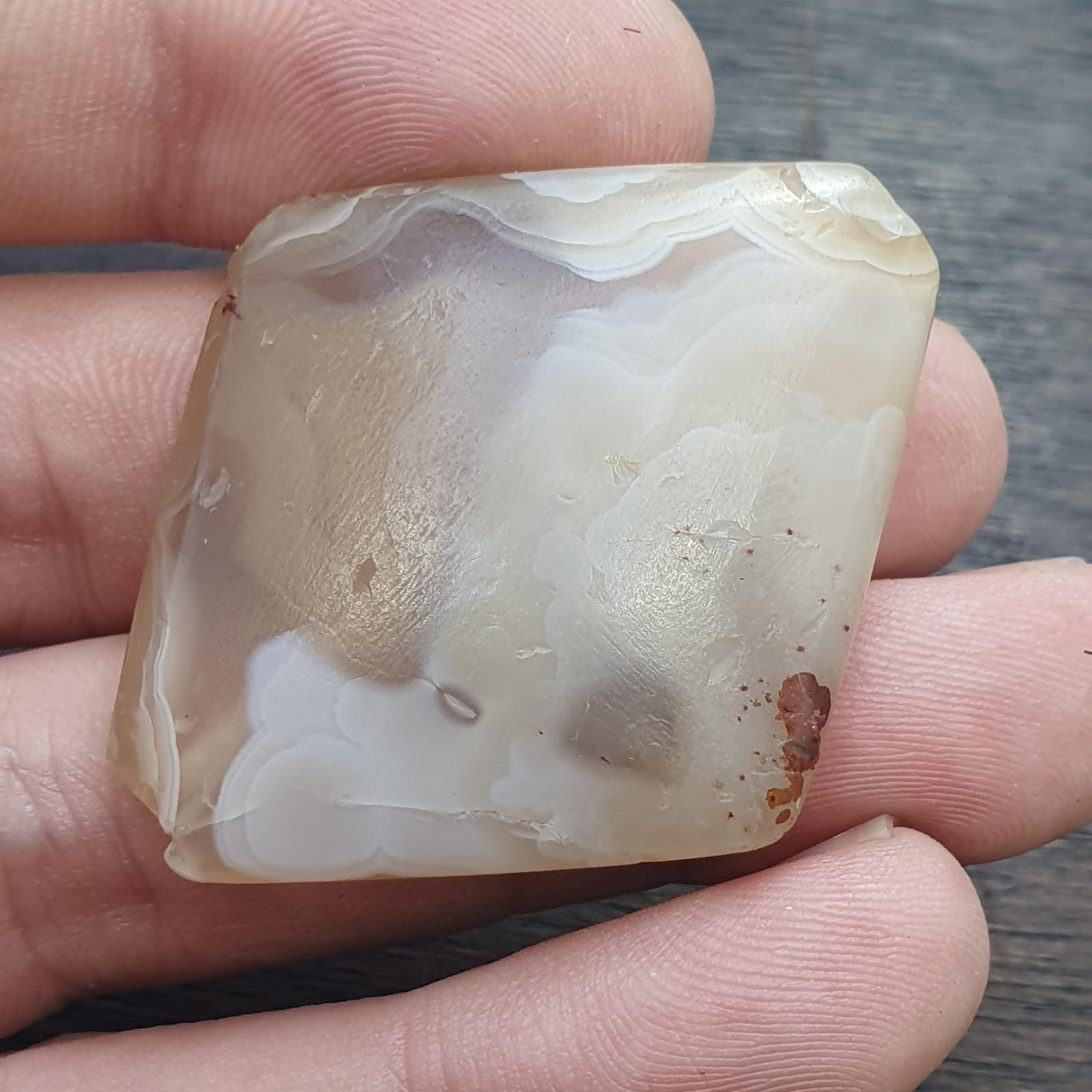 Huge ancient old crystalized agate antique himalayan indo tibetan bead