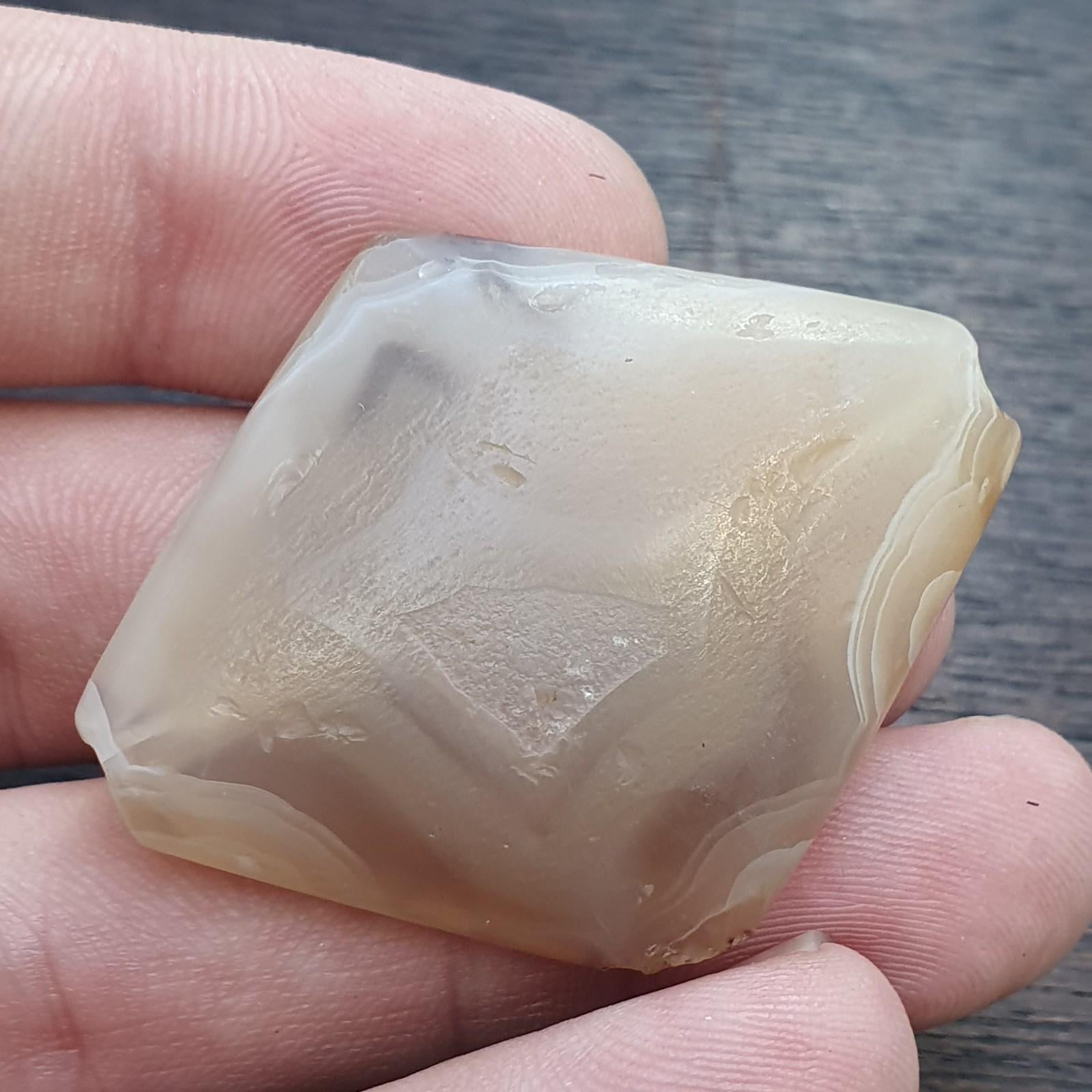 Huge ancient old crystalized agate antique himalayan indo tibetan bead