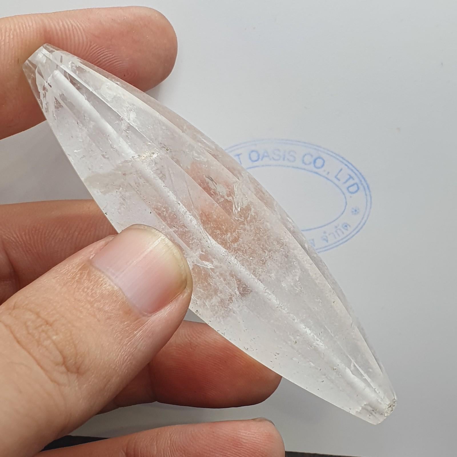 Huge crystal bead himalayan crystal quartz meditating healing stone