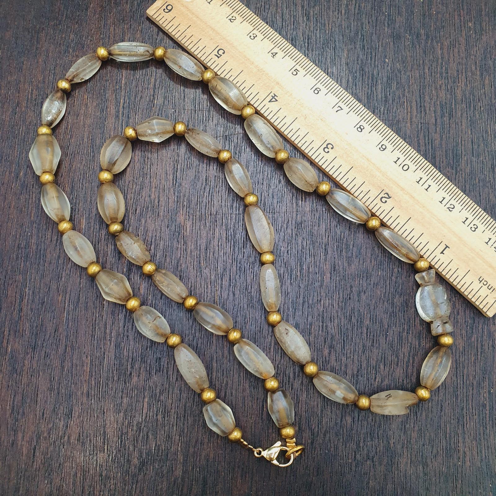 Tibetan quartz beads necklace himalayan healing crystal for meditation & energy