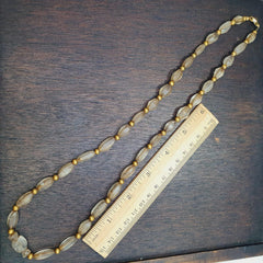 Tibetan quartz beads necklace himalayan healing crystal for meditation & energy