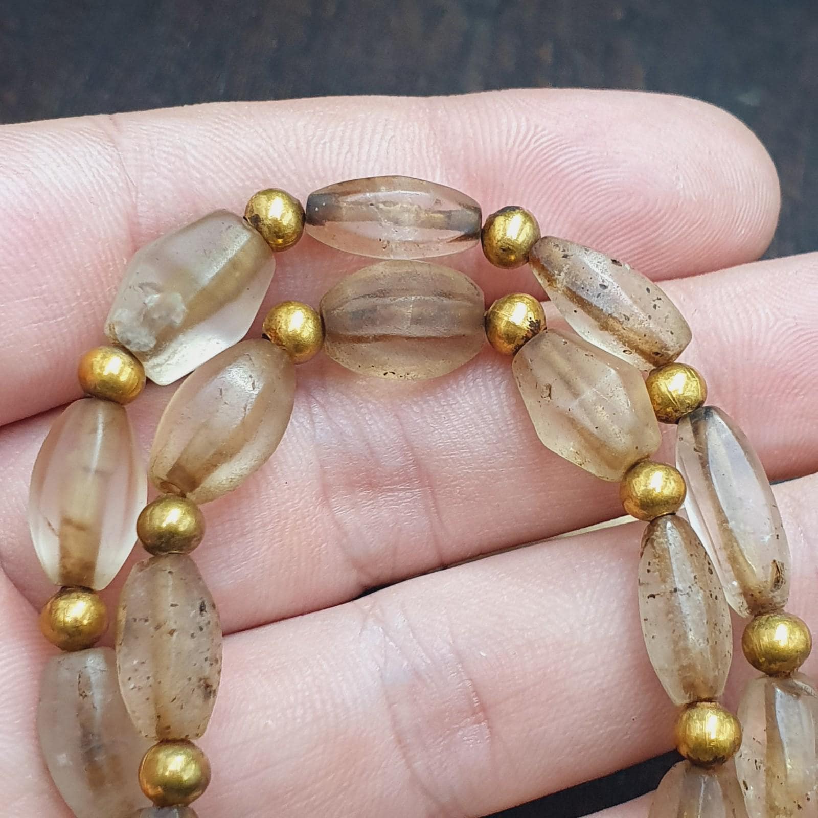 Tibetan quartz beads necklace himalayan healing crystal for meditation & energy