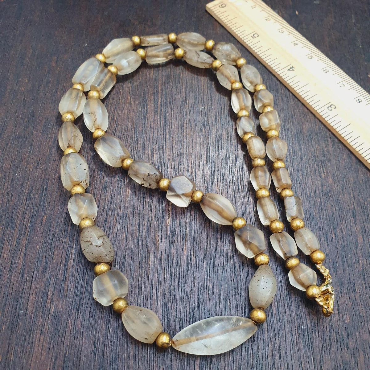 Tibetan quartz beads necklace himalayan healing crystal for meditation & energy