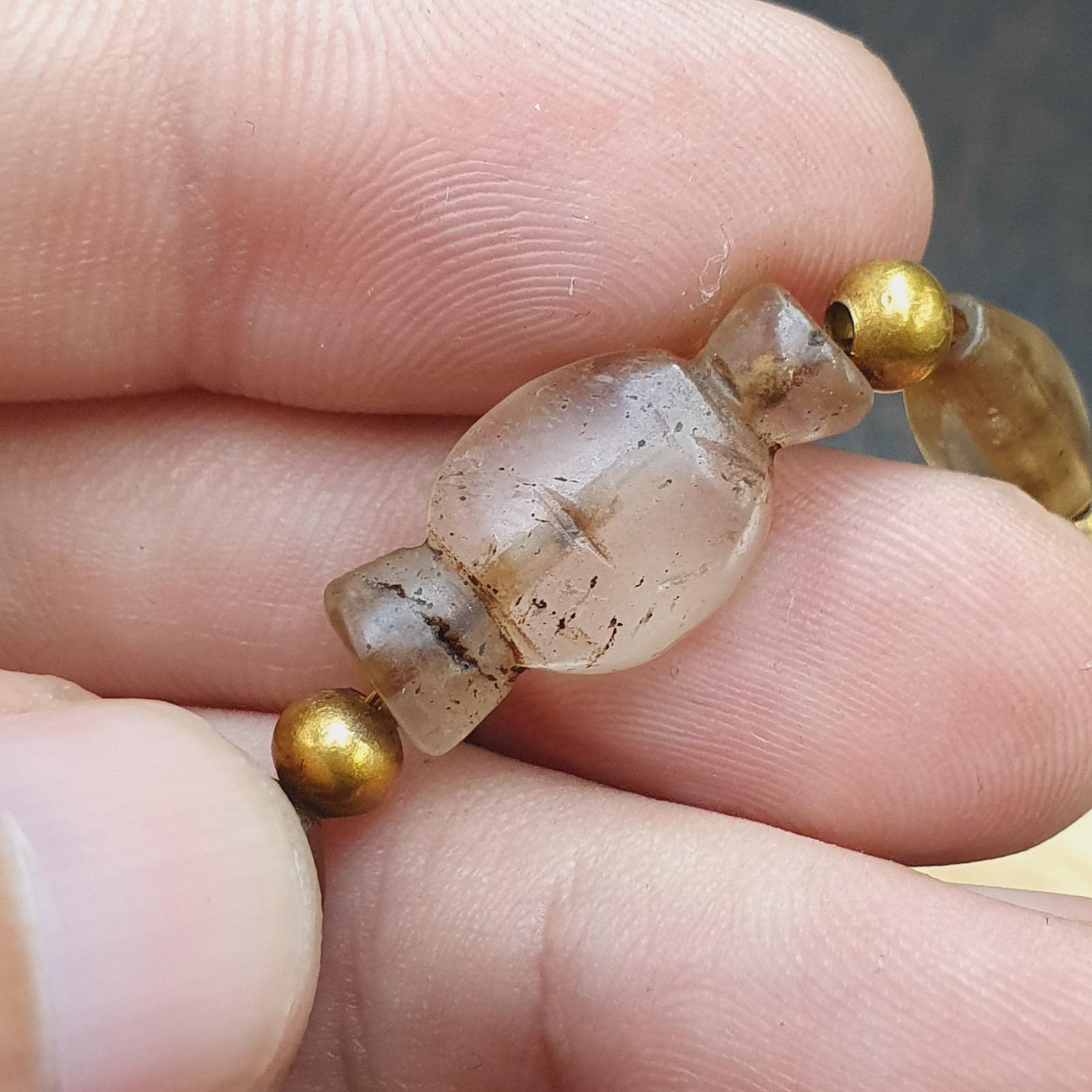 Tibetan quartz beads necklace himalayan healing crystal for meditation & energy