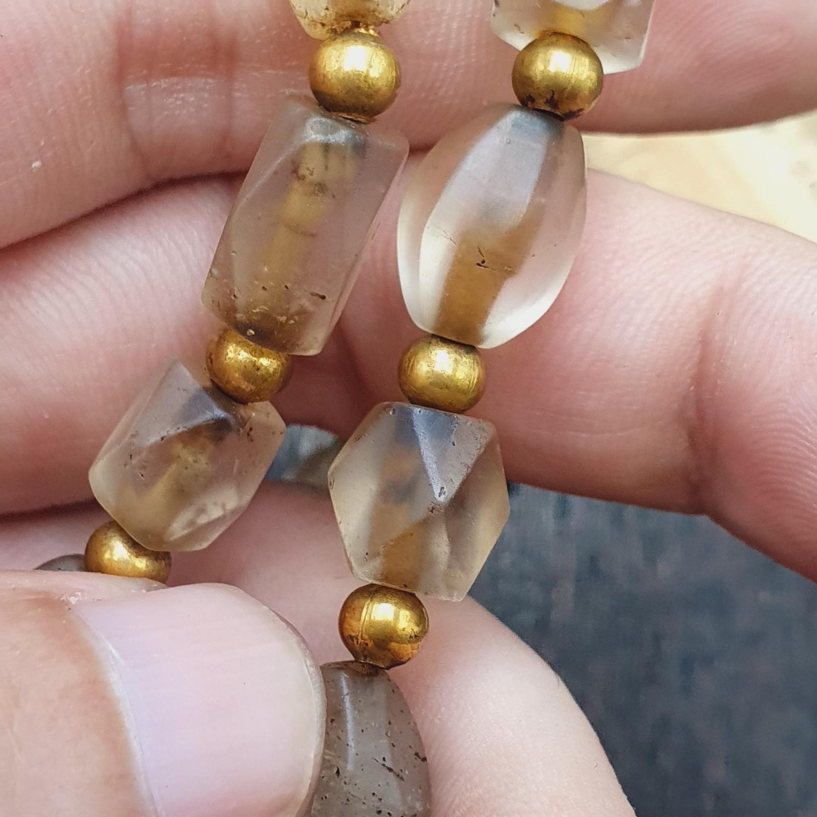 Tibetan quartz beads necklace himalayan healing crystal for meditation & energy