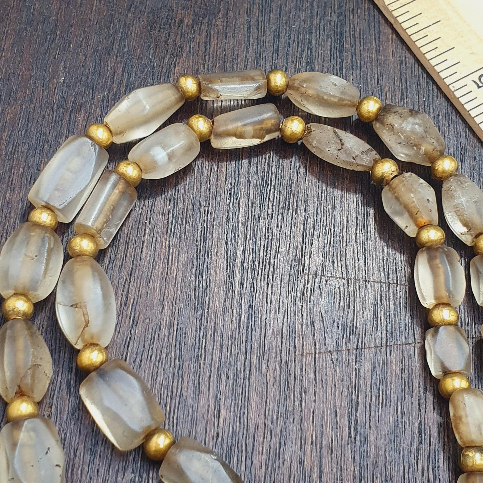 Tibetan quartz beads necklace himalayan healing crystal for meditation & energy
