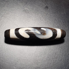 Himalayan tibetan dzi s pattern spiritual amulet mala bead unique beads