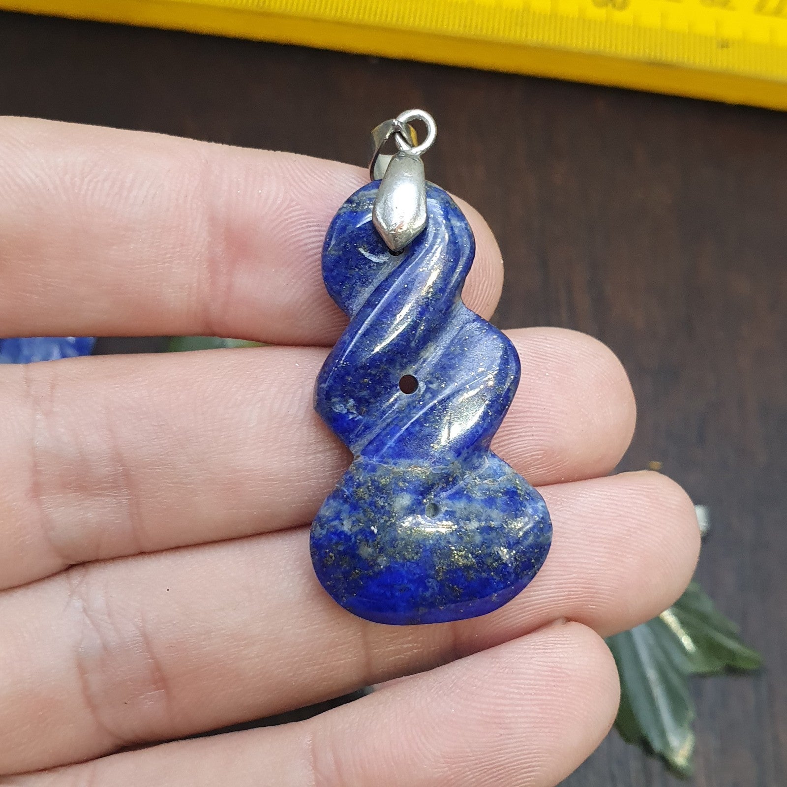 Lot 8 Pendants Lapis lazuli, Jade, jasper, hand carved Pendants necklace