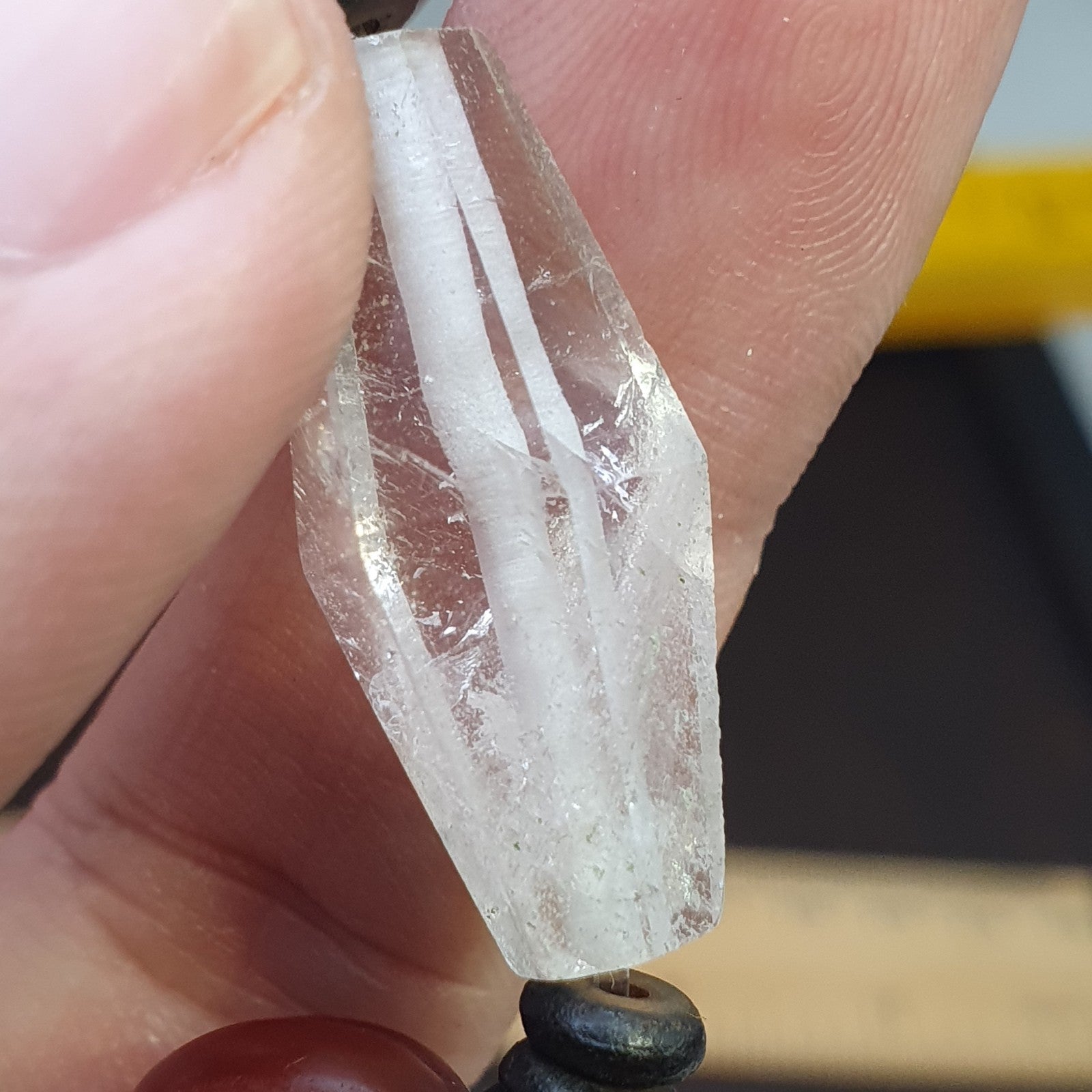 Himalayan Tibetan Carnelian and  Himalayan Quartz Healing Bracelet