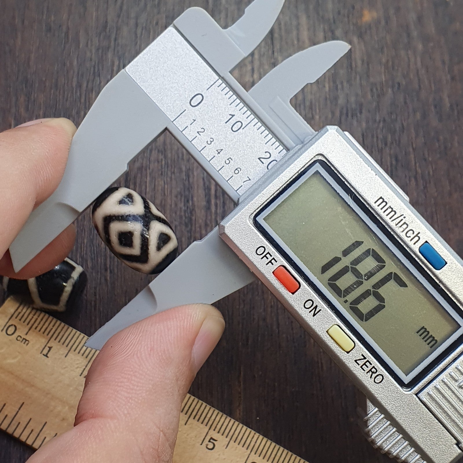 Lot 5 Tibetan dzi bead old amulet Agate Vintage Tibet pendant Necklace