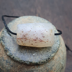 Ancient Blood Spots Rare Eyes pattern Yemeni African agate bead 2000+ years old