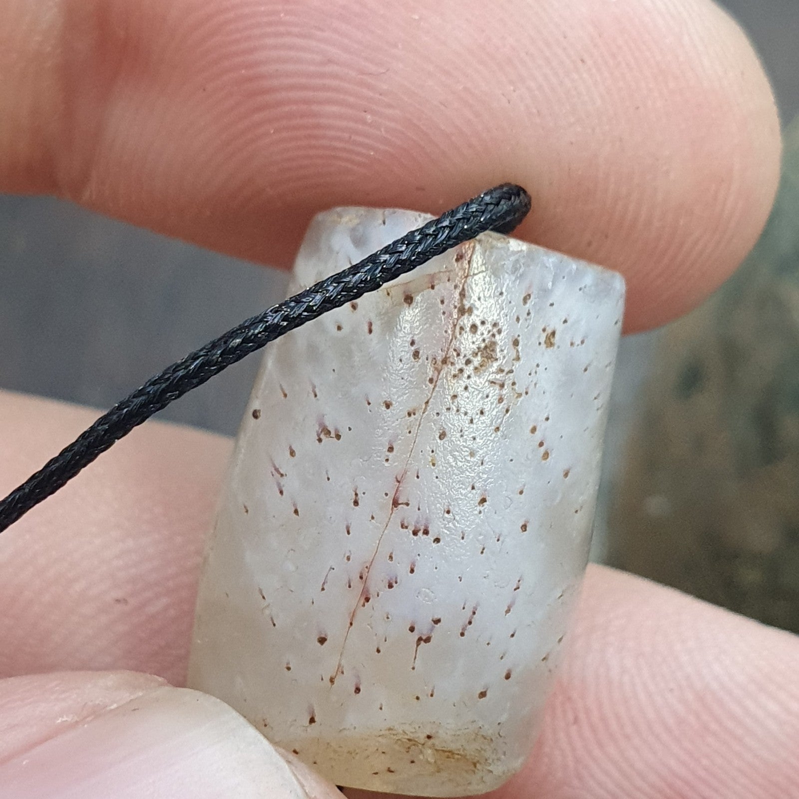 Ancient Blood Spots Rare Eyes pattern Yemeni African agate bead 2000+ years old