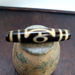 3 eyes vintage old himalayan indo tibetan rare patterns eye dzi amulet beads