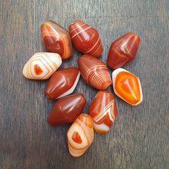 Himalayan red agate Beads Lot – Tibetan carnelian beads, Eye Agate Beads