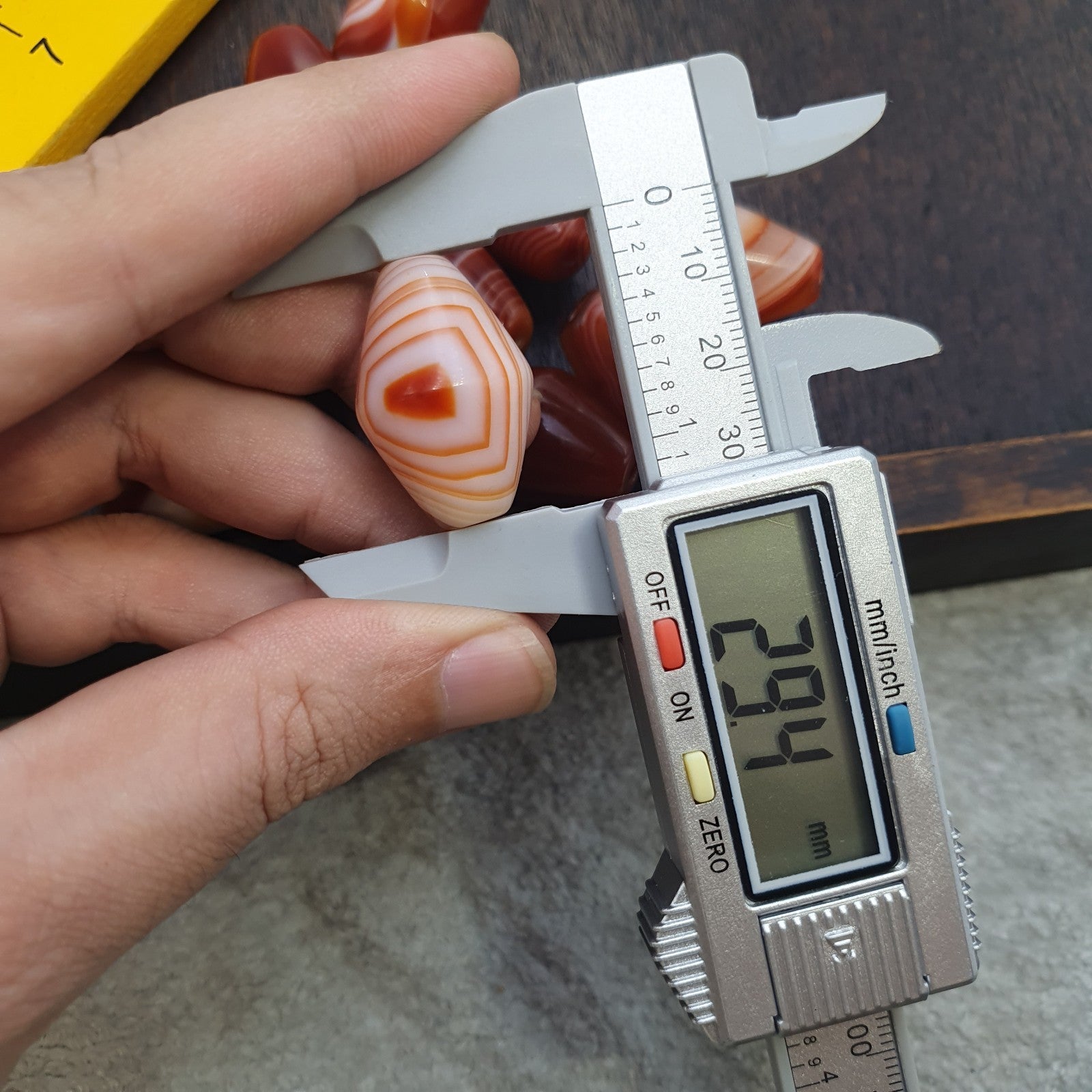 Himalayan red agate Beads Lot – Tibetan carnelian beads, Eye Agate Beads