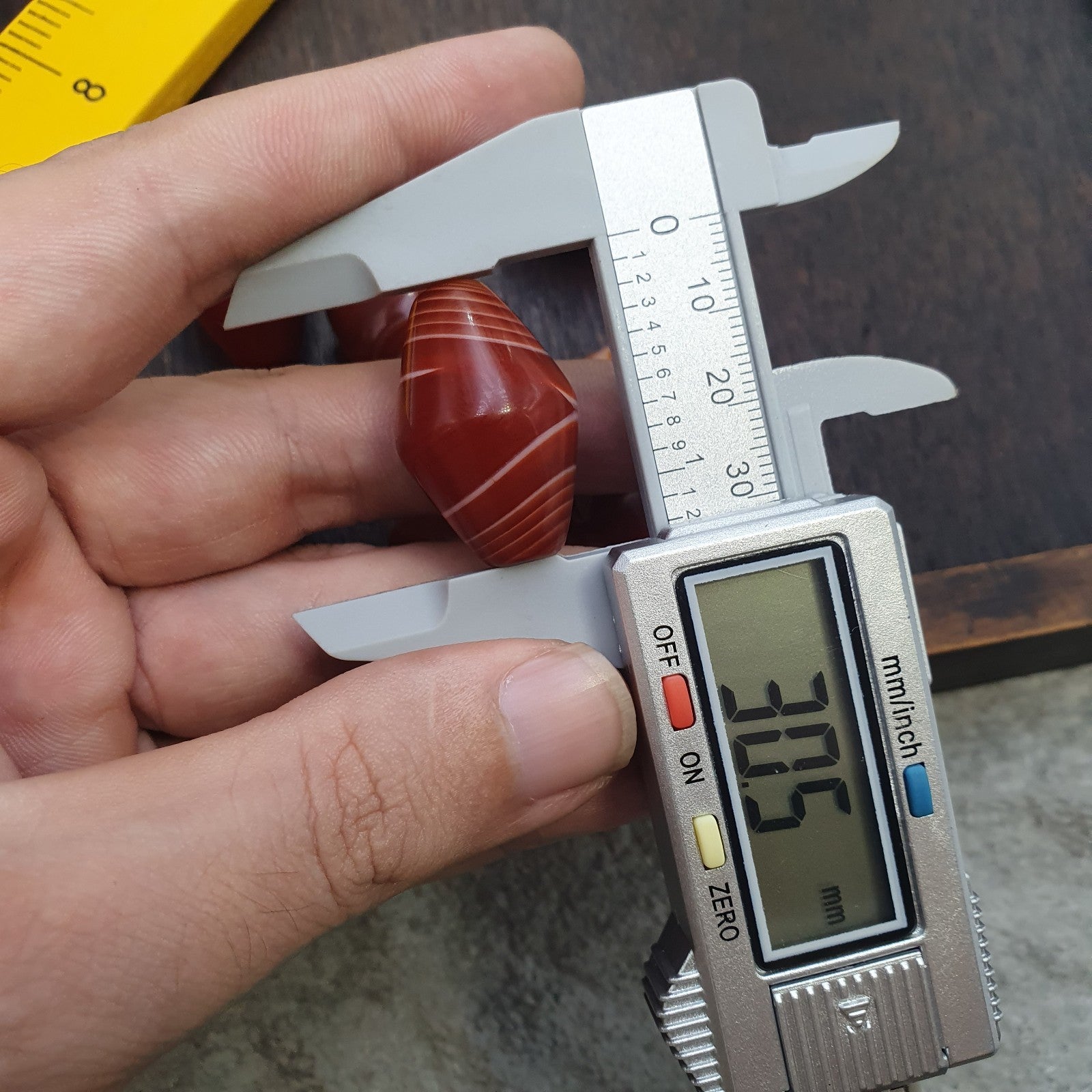 Himalayan red agate Beads Lot – Tibetan carnelian beads, Eye Agate Beads