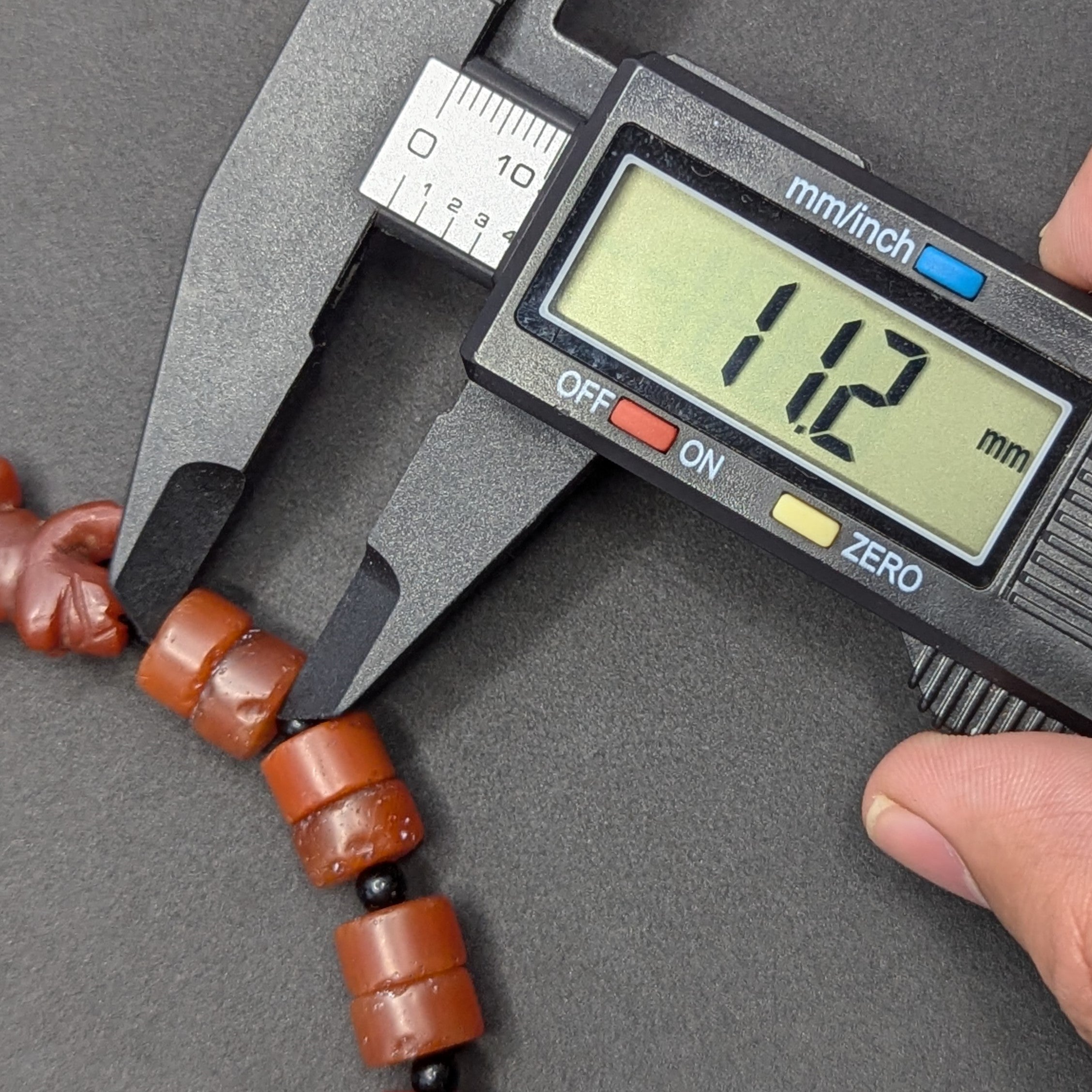 Vintage Carnelian Animal Figurine Bracelet with Carnelian Beads