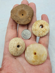 Authentic 4 pcs ancient beads from primarily classical roman period