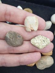 Lot of 30 ancient  agate beads and crystal beads  2500 bc-300 ad,