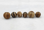 6 Pcs Lot South Asian Burmese Antiques Pumtek Petrified Wood Stone Late 19 C.
