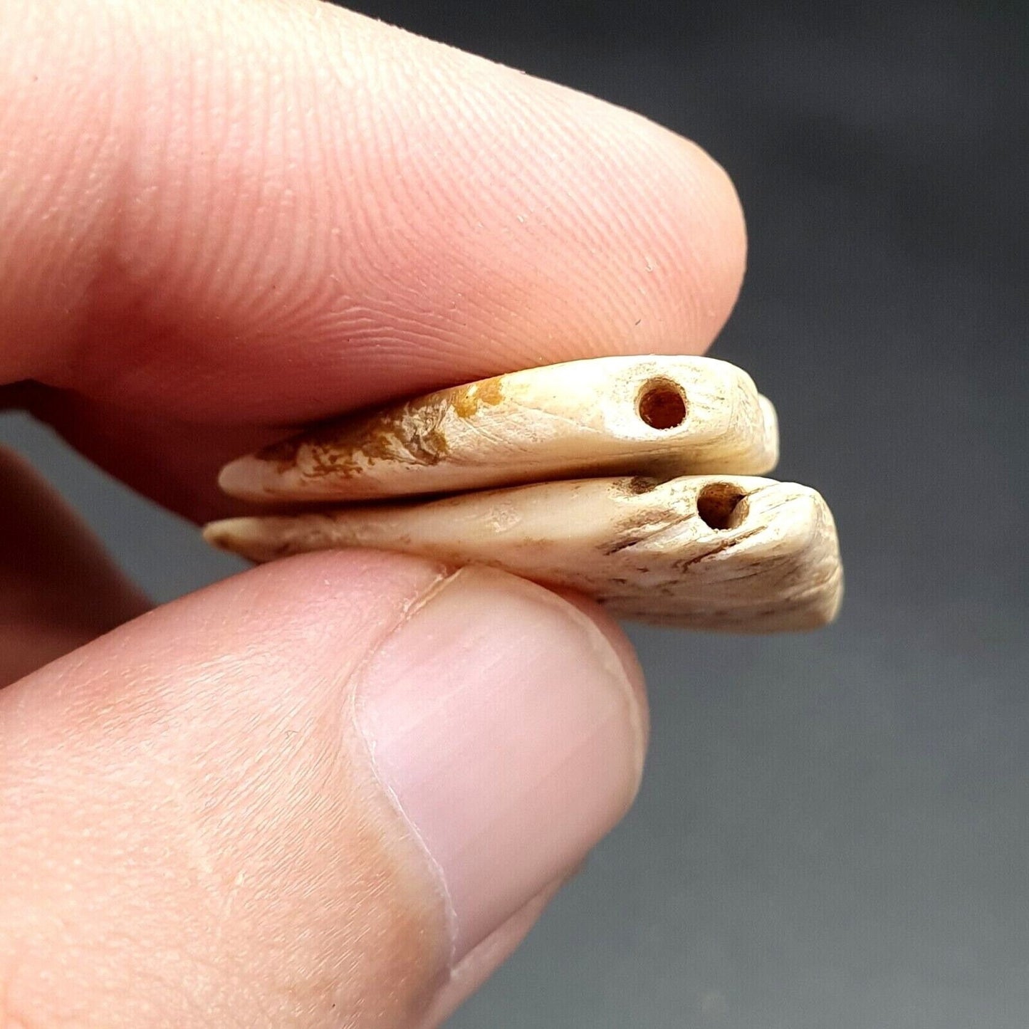 Authentic 3 pcs ancient beads pendants, amulets