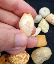 Lot of 30 ancient  agate beads and crystal beads  2500 bc-300 ad,