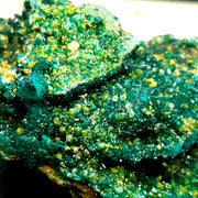 Dioptase, Emerald Green Crystal Specimen | Natural Druzy, Collector Mineral Display, 37.8 g, Congo