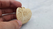 Circa 100ad viking era nordica bone unique huge engraving pendant