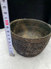 Ancient bactrian greek bc. chlorite stone cup goblet bactria carved 8.5"x12"