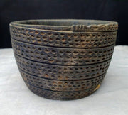 Ancient bactrian greek bc. chlorite stone cup goblet bactria carved 8.5"x12"