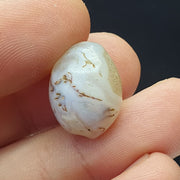 Ancient old sulaimany haqeeq antique agate stone bead amulet 17mm from pakistan