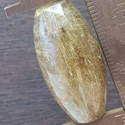 Golden Rutilated Quartz Bead: No Hole