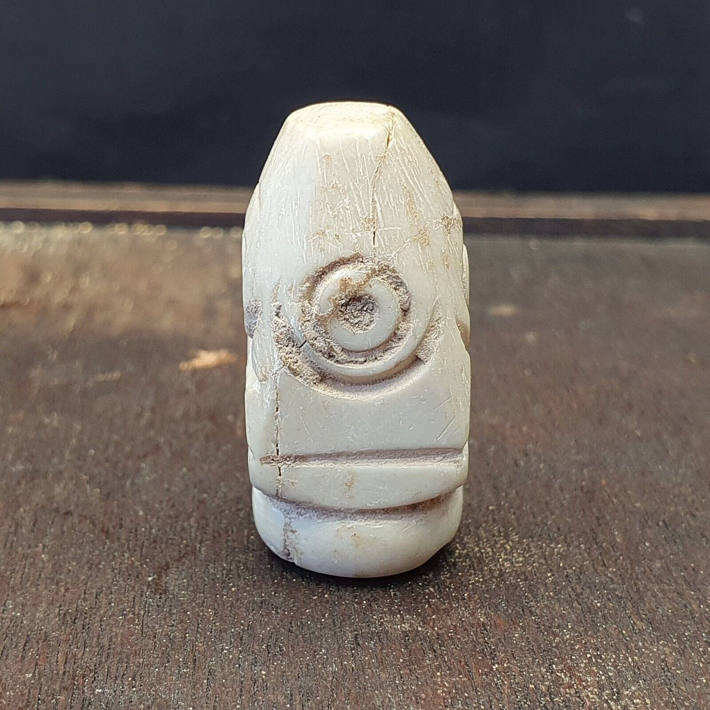 Antique ancient old himalayan indo tibetan agate beadGift