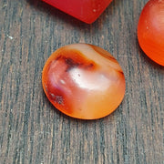 Lot 6 antique carnelian old himalayan indo tibetan african agate cabochons
